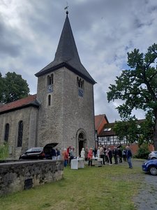 Kirchturm der Kirche St. Remigius