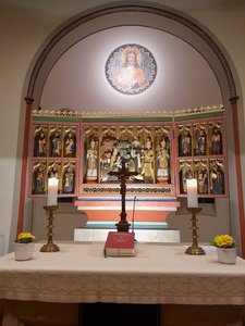 Altar mit Christuskopf